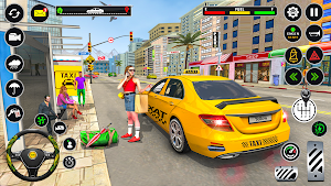 US Taxi Car Parking Simulator Screenshot 1