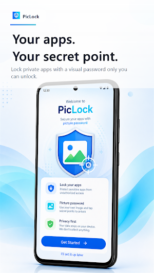 Picture Password App Lock Screenshot 0