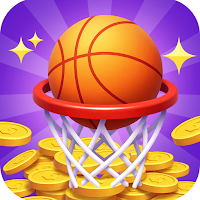 2D gold basketball