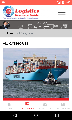 Logistics Resource Guide Screenshot 2