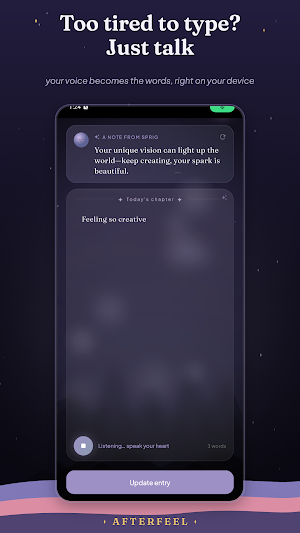 AfterFeel: Mood Journal Screenshot 2