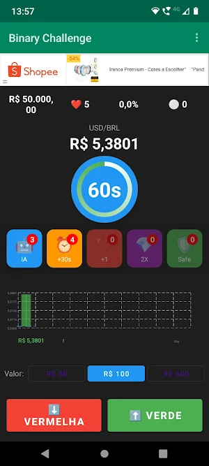 Binary Challenge: Trader Screenshot 2