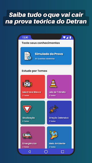 Simulado Prova CNH 2024 Screenshot 1