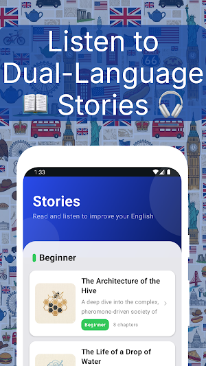 English Audio Stories & Tenses Screenshot 0