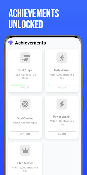 Step by Step - Pedometer Screenshot 2