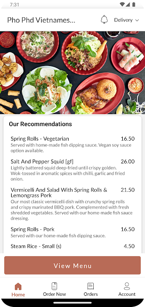 Pho Phd Vietnamese Restaurant Screenshot 1