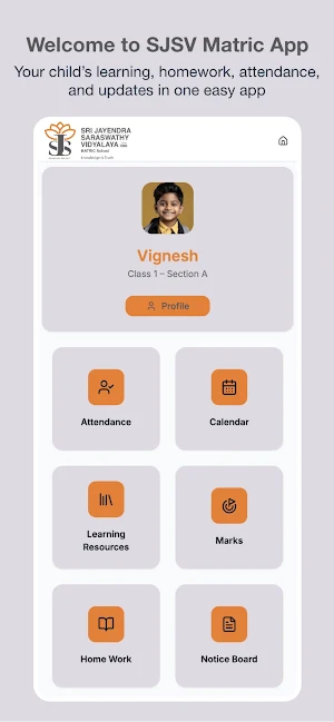 SJSV Matric Screenshot 0