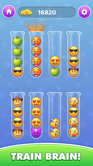 Emoji Ball Sort Screenshot 2