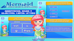 Mermaid's Fourth Grade Games Screenshot 1