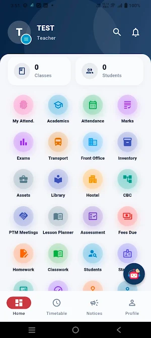 Navodaya High School Staff App Screenshot 2