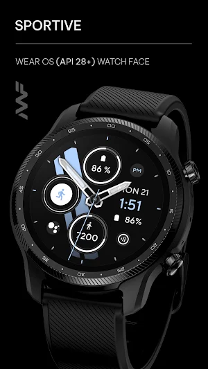 Awf Sportive - watch face screenshot 1