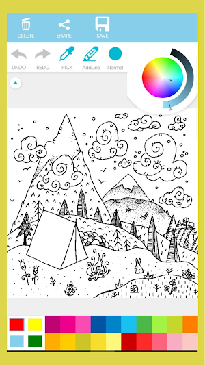 Nature Landscape Coloring Book Screenshot 3