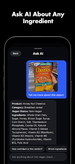 Vegan Scanner: Food Check AI Screenshot 3