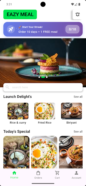 Eazy Meal Screenshot 1