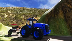 Heavy Tractor Trolley Cargo Sim: Farming Game 2021 Screenshot 2