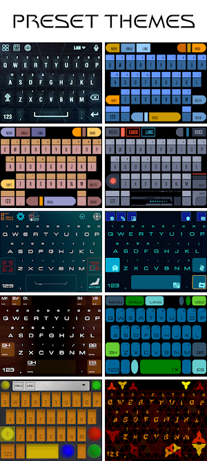 Sci-Fi Keyboard Screenshot 0