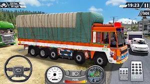 Real Euro Cargo Truck Simulator Driving Free Game Screenshot 1