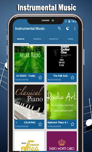Instrumental Music App Screenshot 1