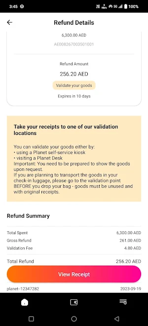 Planet Tax Free ME Screenshot 3