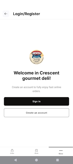 Crescent Gourmet Deli Screenshot 3