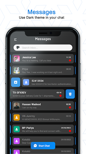 Messages Screenshot 1