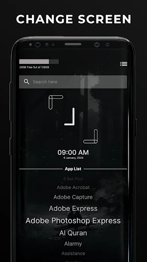 Minimalist Screen App Launcher Screenshot 2