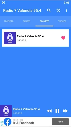 radio 7 valencia 95.4 fm App ES Screenshot 0