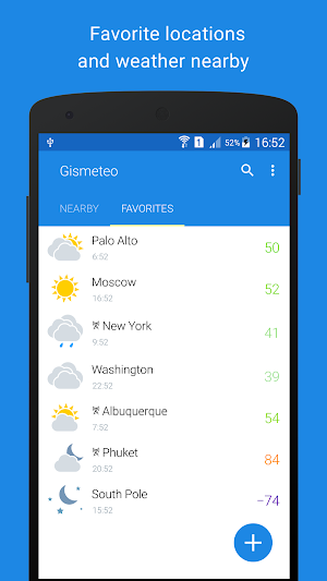 Gismeteo Screenshot 3