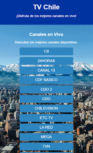 TV Chile - Futbol en vivo 🇨🇱 Screenshot 0