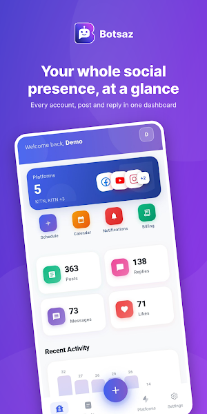 Botsaz: Social Media Manager Screenshot 0