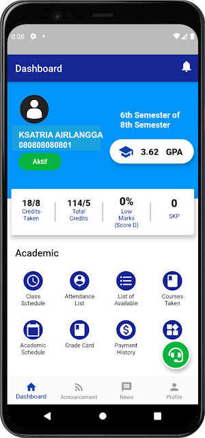 Kampus Kita Mahasiswa Screenshot 1