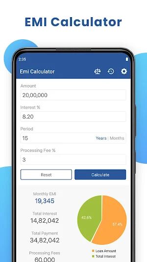 EMI Calculator Screenshot 0