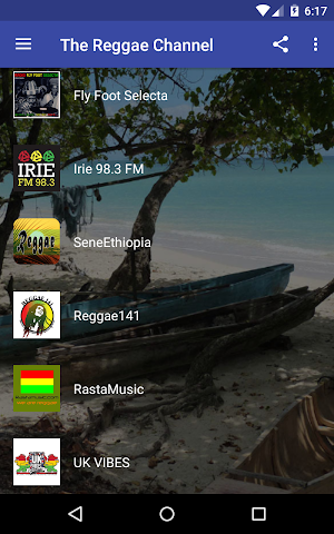 The Reggae Channel - Live Radios  Caribbean Music Screenshot 1