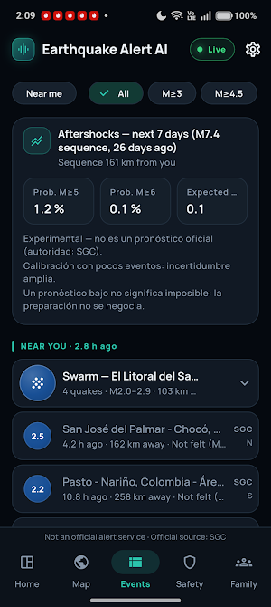 Earthquake Alert AI Screenshot 3