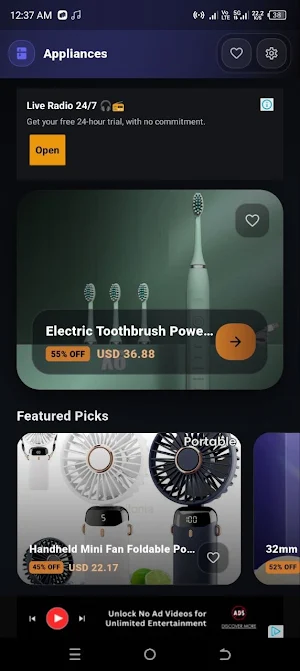 home appliances store Screenshot 2