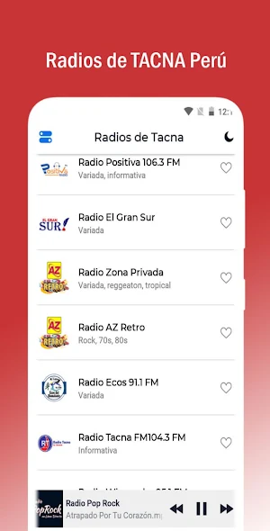 Radios de Tacna Screenshot 3