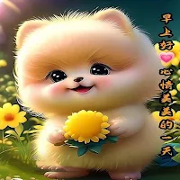 早上好