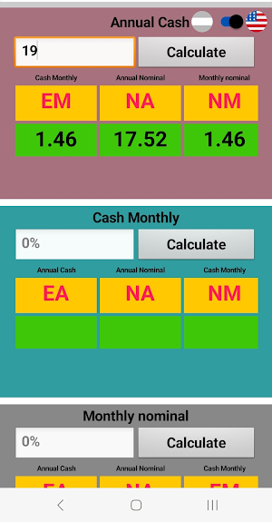 interest rate converter Screenshot 2
