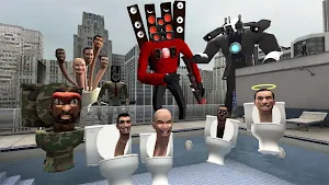 Toilet Monster Battle War Screenshot 0