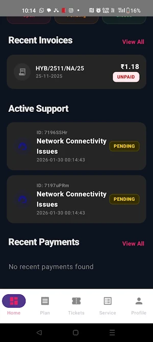 Hybrid Internet - Partner App Screenshot 3