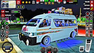 City Van Simulator Games 3D Screenshot 0