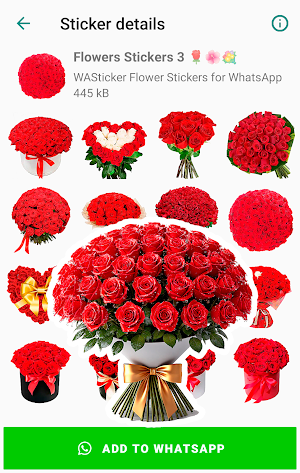 WASticker Love Flower Stickers Screenshot 0