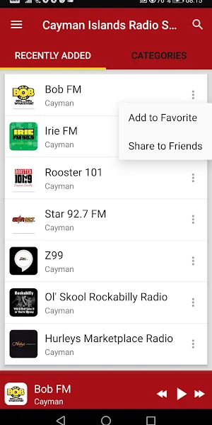 Cayman Islands Radio Stations Screenshot 1