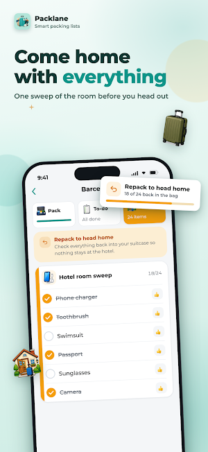 Packlane: Travel Packing List Screenshot 2