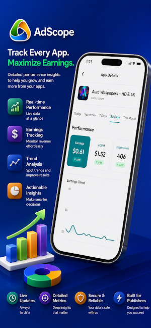 AdScope – AdMob Analytics Screenshot 1
