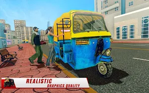 City Tuk Tuk Rickshaw Driver 2019 Screenshot 2