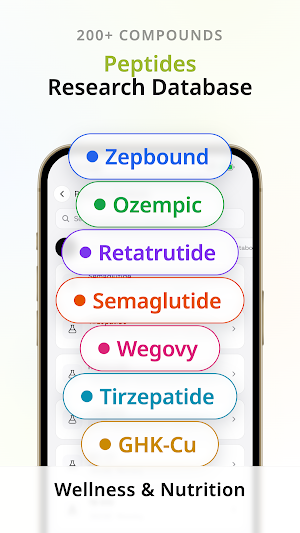 Peptide Tracker: Peptain GLP-1 Screenshot 1