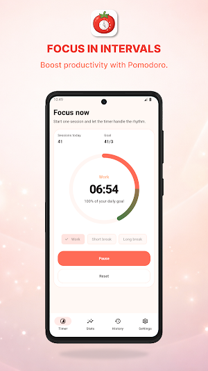 Pomodoro Focus Timer Screenshot 0