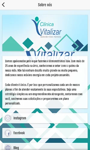 Clínica Vitalizar Screenshot 1