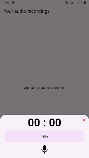 Simple recorder Screenshot 1